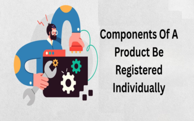 Can components of a product be registered individually?
