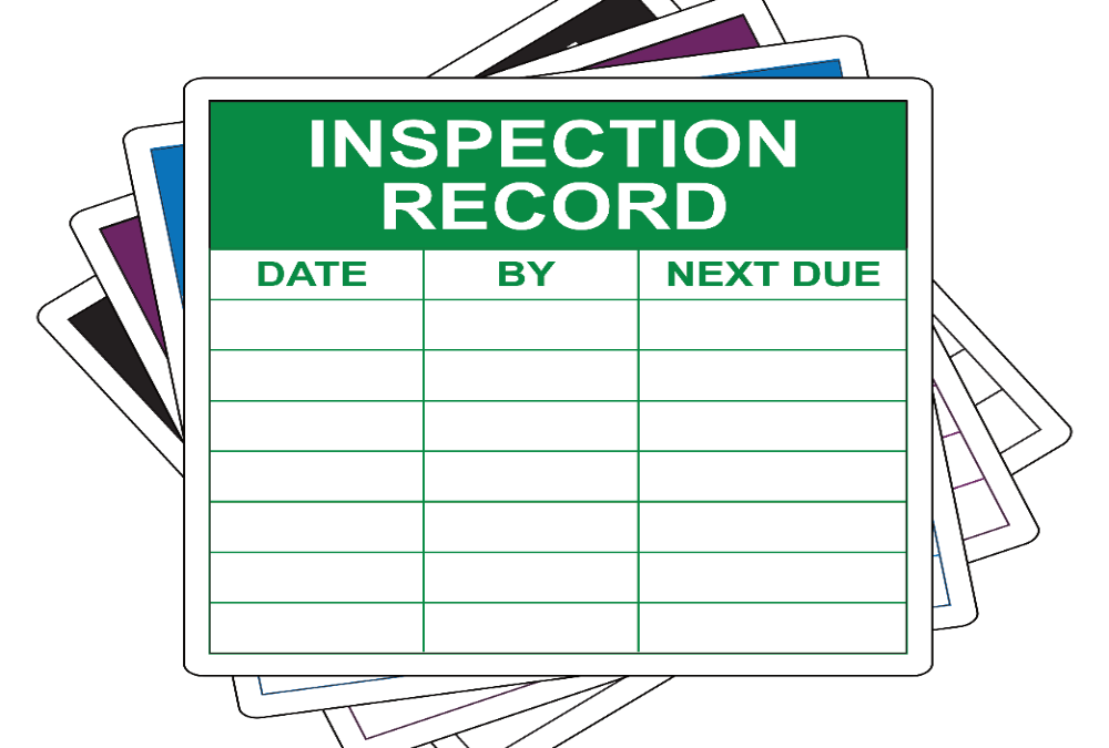 What records are needed during inspection?