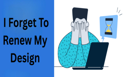 What happens if I forget to renew my design?