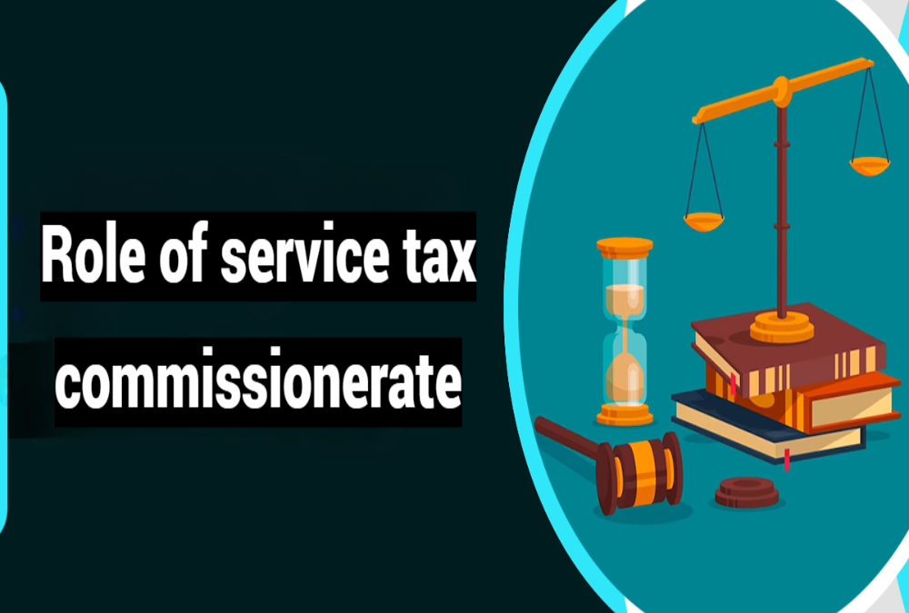 What was the role of service tax commissionerate?