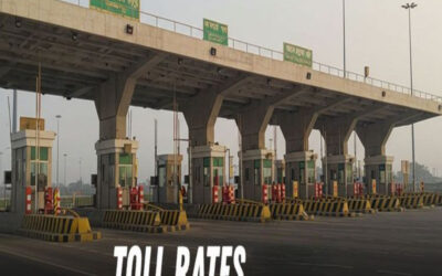 How are toll rates determined in India?