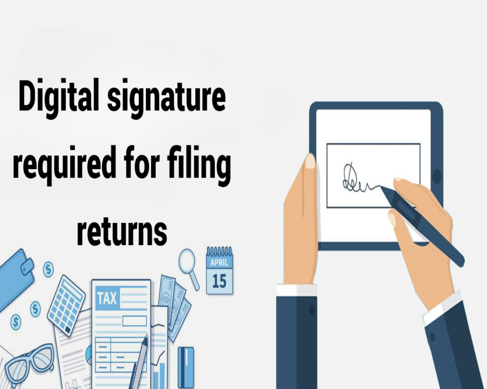 Was digital signature required for filing returns? Hello Auditor