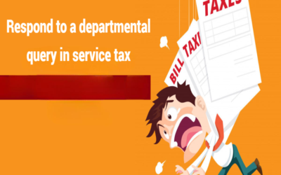How to respond to a departmental query in service tax?